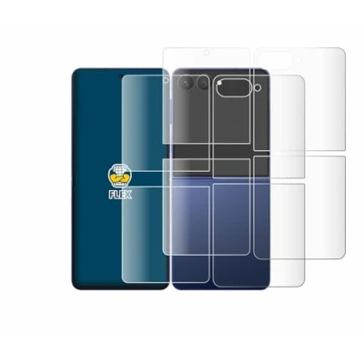 Afbeelding van BROTECT Screenprotector voor Samsung Galaxy Z Flip 7 (Voor+Achter) Folie Beschermfolie transparant volledig dekking (2 Stuks)