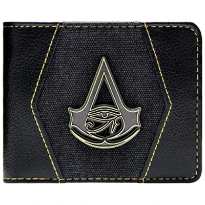 Afbeelding van Assassins Creed Origins Goud Kuif Portemonnee Handtas Zwart