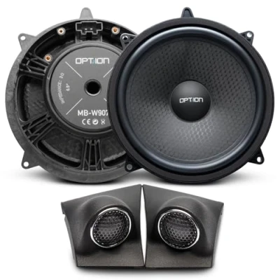 Afbeelding van Option Luidspreker compatibel met Mercedes Sprinter W907 (W910/VS30) Plug% Play Front 2 weg luidsprekersysteem