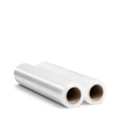 Afbeelding van RAGO® Stretchfolie transparante folie voor meubels, 2 stuks, 130 m, handstretchfolie, rollen, palletfolie, handfolie, wikkelfolie, verpakkingsmateriaal (7,5 x 7,5 40 cm), 0,9 kg, m lengte