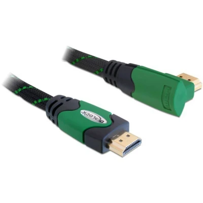 Afbeelding van Delock 82951 Kabel High Speed HDMI met Ethernet A male &gt; haaks 4K 1 m