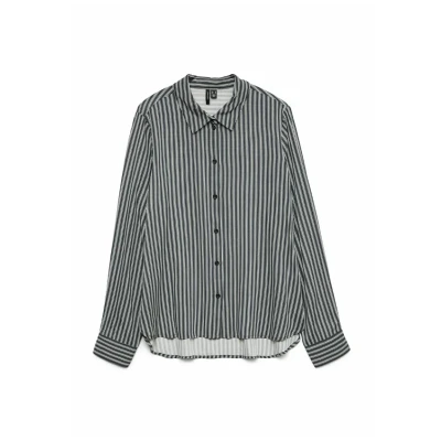 Afbeelding van Vero Moda Vmbumpy Basic Shirt Overhemdblouse, Dames, Maat: XL, India ink