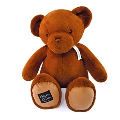 Afbeelding van Histoire d&#039;Ours Le teddybeer, capuccino, 75 cm, bruin cm geboortecadeau HO3231