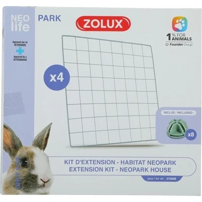 Afbeelding van Zolux Neolife Neopark Konijn Uitbereidingsset Gaaspanelen