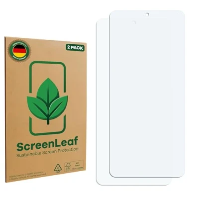 Afbeelding van ScreenLeaf Screenprotector voor Xiaomi Poco F7 Duurzame schermbescherming Folie Beschermfolie transparant (2 Stuks)