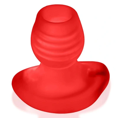 Afbeelding van Oxballs Glowhole 1 Holle Buttplug met LED Rood Small GRATIS TOY bij iedere bestelling v.a. 40,