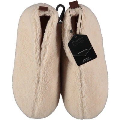 Afbeelding van Apollo Damesslof Teddy Offwhite Maat 39/40 1 Paar