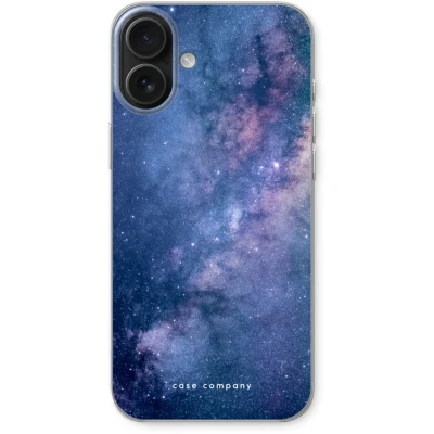 Afbeelding van Case Company® hoesje geschikt voor iPhone 16 Plus Nebula Soft Cover Telefoonhoesje Bescherming aan alle Kanten en Schermrand