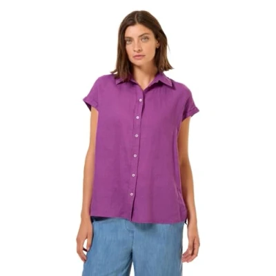 Afbeelding van Cecil Damesblouse, Magenta Lacquer, L