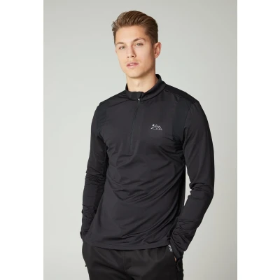 Afbeelding van Skipully Protest Men Strayed 1/4 Zip Top True Black M