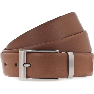 Afbeelding van Vanzetti Leren Riem Dresscode: Business 35mm Cambered Belt W90 Cognac Bruine