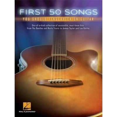 Afbeelding van Hal Leonard First 50 Songs You Should Fingerpick on Guitar songboek voor gitaar