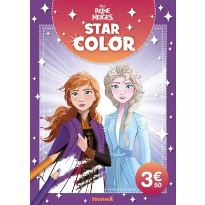 Afbeelding van Disney La Reine des Neiges Star Color Livre de coloriage Dès 4 ans