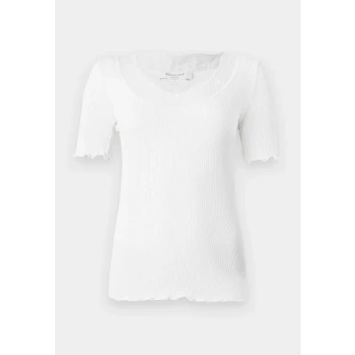 Afbeelding van Rosemunde Beatha Tshirt print, Dames, Maat: XS, New white