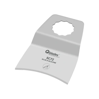 Afbeelding van Qblades SC72 multitool Segmentmes Concaaf Kit en Lijm 52mm (SuperCut)