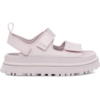 Afbeelding van UGG Goldenglow Sandalen met plateauzool, Dames, Maat: 39, Light blue Kunststof/ textiel