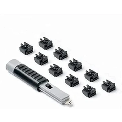 Afbeelding van SmartKeeper ESSENTIAL / 10 x RJ45 poortblokkering met 1 slotsleutel Basic/zwart