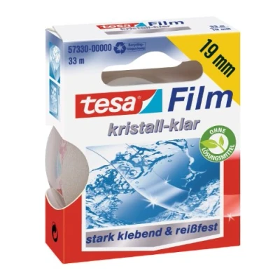 Afbeelding van tesa tesafilm® kristall klar 57330 00000 03 tesafilm Kristalhelder Transparant (l x b) 33 m 19 mm 1 stuk(s)