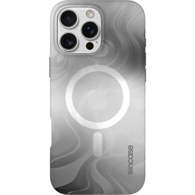 Afbeelding van Apple iPhone 16 Pro Max MagSafe Hoesje Gerecycled kunststof Incase Hardcase/Backcover Grijs Telefoonhoesje Shockproof/Valbescherming