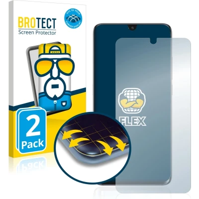 Afbeelding van BROTECT Screenprotector voor TCL 10 Pro Folie Beschermfolie transparant volledig dekking (2 Stuks)