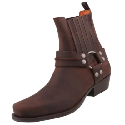 Afbeelding van Dockers by Gerli Enkellaarzen voor heren, Braun Cafe 020, 43 EU