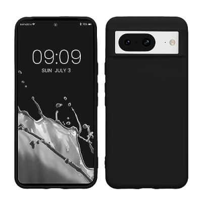 Afbeelding van kwmobile telefoonhoesje geschikt voor Google Pixel 8 Hoesje smartphone Back cover in mat zwart