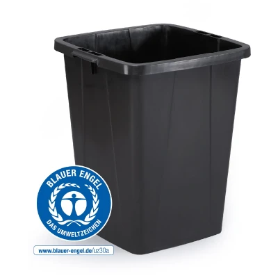 Afbeelding van Durable afvalbak Durabin 90 liter, zwart