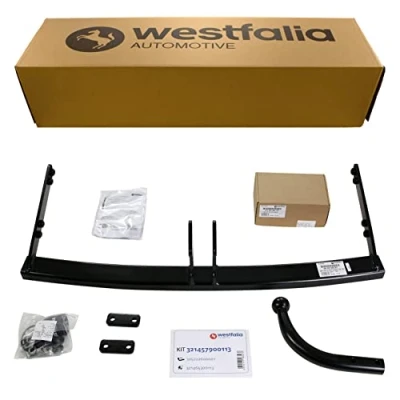 Afbeelding van Afneembare Westfalia trekhaak voor Golf IV Limousine (BJ vanaf 10/1997), Bora 10/1998) in een set met 13 polige voertuigspecifieke elektrische kit Starre AHK incl. E