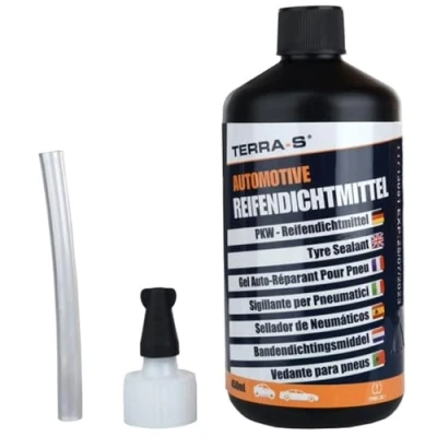 Afbeelding van TERRA S T16000 Navulverpakking bandenafdichtmiddel voor mobiele kit, nooduitrusting, 450 ml fles