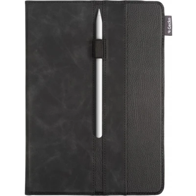 Afbeelding van Apple iPad 10.2 (2020) Hoes: Gecko Covers Business Bookcase Zwart Kunstleder Tablet Hoezen