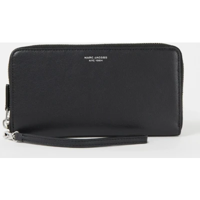 Afbeelding van Marc Jacobs The Slim 84 Continental portemonnee van leer Zwart HxBxD 10x19x2cm