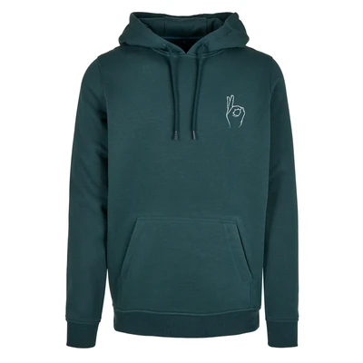 Afbeelding van Mister Tee Easy Sign Hoody voor heren, groen (bottle green), XL