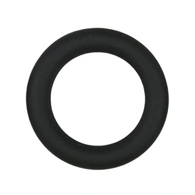 Afbeelding van Zwarte Siliconen Cockring Medium