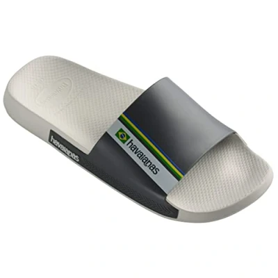 Afbeelding van Havaianas Slide Brasil (Mini Me), sandalen, uniseks, kinderen en jongens, Wit, 29/30 EU