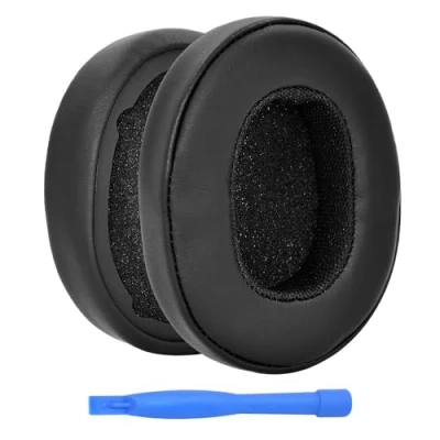 Afbeelding van MMOBIEL Oorkussens voor Skullcandy Crusher Wireless / Evo Collina Strada ANC Hesh3 Hesh Hoofdtelefoon Earpads Zwart
