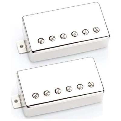 Afbeelding van Seymour Duncan APH 2s Slash Alnico II Pro Humbucker Set Nickel Cover gitaarelementen (set van 2)