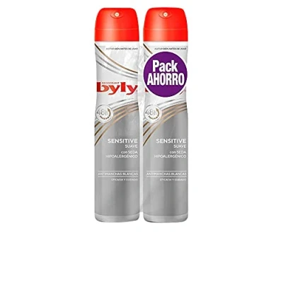 Afbeelding van Deodorant Spray Sensitive Suave Byly (2 uds)