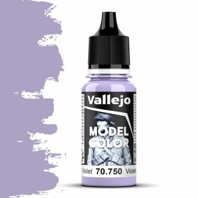 Afbeelding van Vallejo 70750 Model Color Light Violet Acryl 18ml Verf flesje