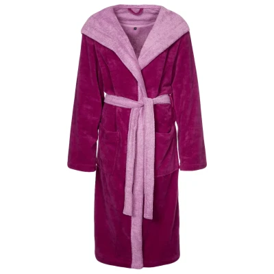 Afbeelding van Badjas Vossen Poppy Cranberry L