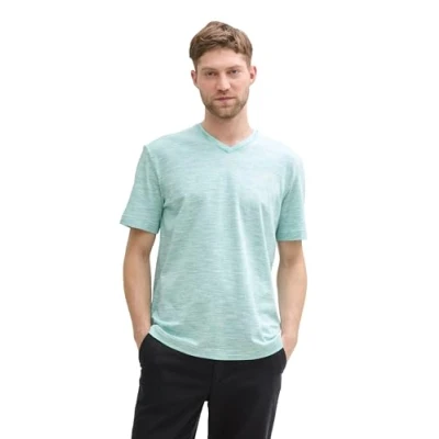 Afbeelding van Tom Tailor T shirt Heren L Groen Katoen 1045668