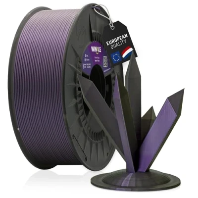 Afbeelding van Winkle Pla filament 1,75 mm filamentdruk 3D printer violet parelmoer spoel 1000 g