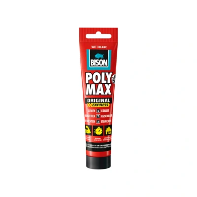 Afbeelding van 6x Bison Poly Max Express Wit 165gr