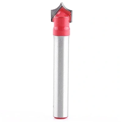 Afbeelding van Houtbewerking Graveren Router Bit met 6mm Schacht 3D CNC Frees V Groef Naald Tip Carving Tool(8MM)
