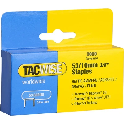 Afbeelding van Tacwise nieten voor tacker Type 53 10 mm Gegalvaniseerd 2000 stuks