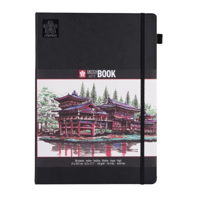 Afbeelding van Schets notitieboek Sakura A4 140gr 80vel wit