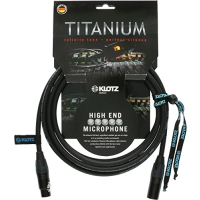 Afbeelding van Klotz TI M0500 Titanium Starquad XLR kabel 5 meter