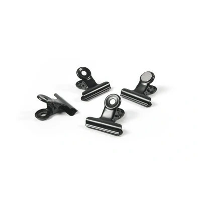 Afbeelding van Trendform Magneet Graffa Set Van 4 Magneetklem Extra Sterk Zwart 3x3x2cm Nice thingZ