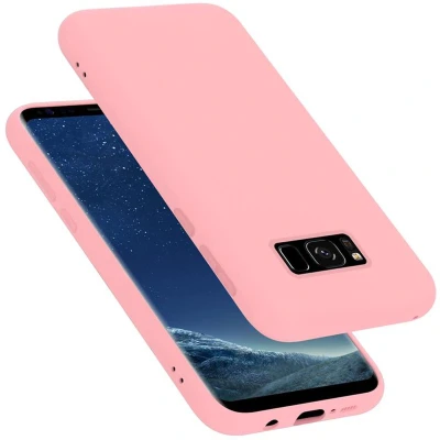 Afbeelding van Cadorabo Hoesje geschikt voor Samsung Galaxy S8 PLUS Case in LIQUID ROZE Beschermhoes TPU silicone Cover