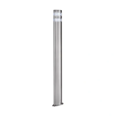 Afbeelding van Searchlight India Tuinpaal Ø 10 X 90 Cm 1,5W LED Incl. IP44 Satijn Zilver