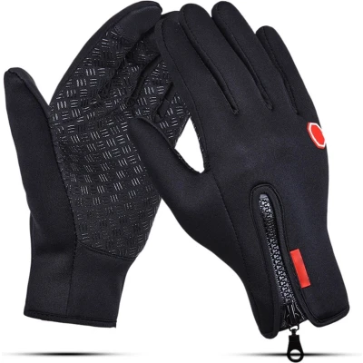 Afbeelding van WVspecials Tech Fleece Handschoenen Maat L Betere model Waterdichte Winter Handschoen Scooter / Fiets Wandelen Heren en Dames Sporthandschoen Touchscreen Sinterklaas Kerst